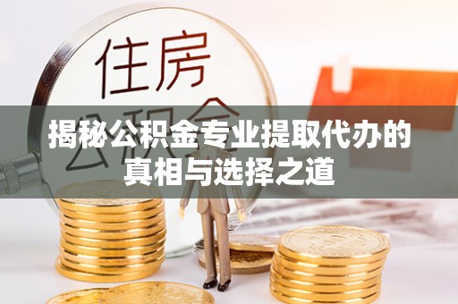 湖北揭秘公积金专业提取代办的真相与选择之道