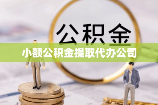 湖北小额公积金提取代办公司